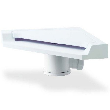 TYM MX Expressions 1600 x 800mm Hidden Waste Rectangle Shower Tray Waste Close Up