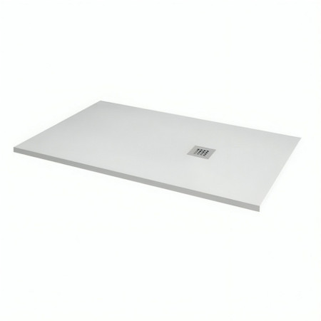 X1P MX Minerals 1400 X 900mm Rectangle Ice White Shower Tray (1)