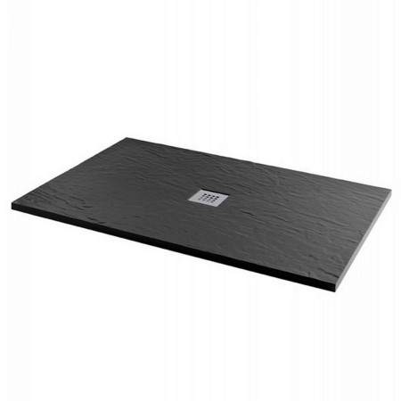 MX Minerals 1400 X 900mm Rectangle Jet Black Shower Tray