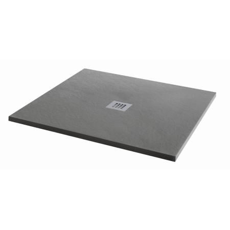 MX Minerals 900 x 900mm Square Ash Grey Shower Tray