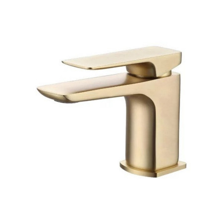 CAR416BB Marflow Carmani Cloakroom Basin Mixer with Waste in Brushed Brass