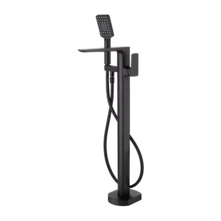 Marflow Carmani Freestanding Bath Shower Mixer in Black