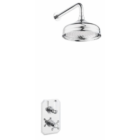 Marflow Ferrada Concealed Thermostatic Shower Valve with Wall Overhead Kit