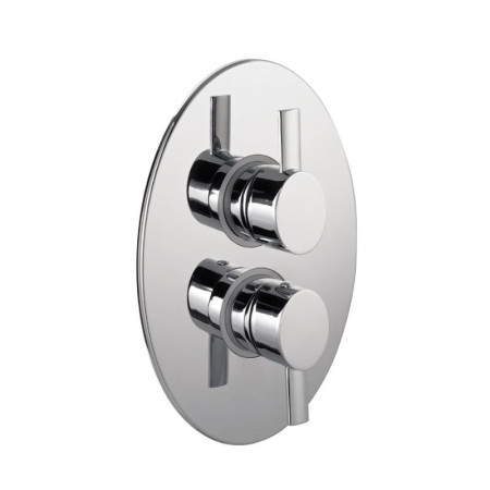 Marflow North 2 South Thermo Shower Valve Concealed with Brass Concealing Plate