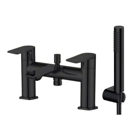 Marflow Now Piscina Bath Shower Mixer in Matt Black