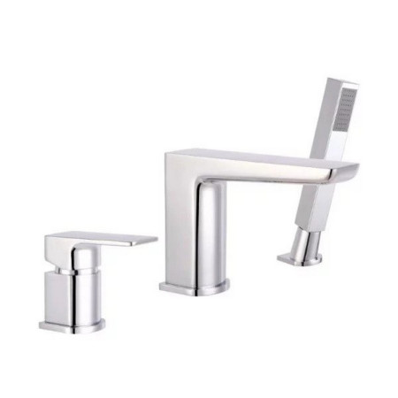 Marflow Now Poi 3TH Bath Shower Mixer in Chrome
