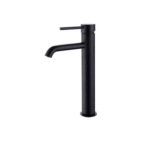 Marflow Pava Matt Black Tall Basin Mixer