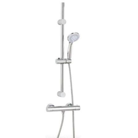 MAR7402K2 Marflow Round Single Outlet Thermostatic Shower Valve & Kit in Chrome