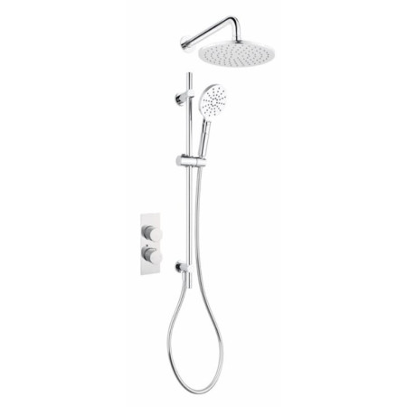 SAV7650K6 Marflow Savini Two Outlet Concealed Thermostatic Shower Valve with Overhead Kit