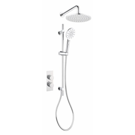 Marflow Savini Two Outlet Concealed Thermostatic Shower Valve with Overhead Kit