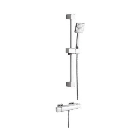 Marflow Square Single Outlet Cool Touch Thermostatic Shower Valve and Kit