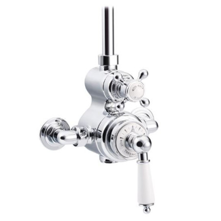 St James Traditional Thermostatic Shower Valve with London Handle & Lever