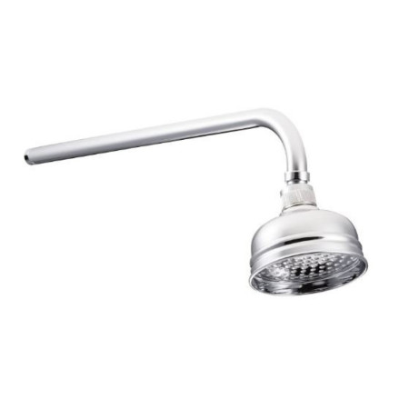 Marflow St James 8 Inch Chrome Skirted Shower Rose