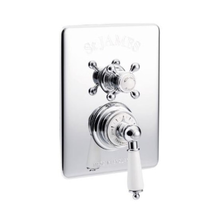 Marflow St James Concealed Thermostatic Shower Valve with London Handle & Lever