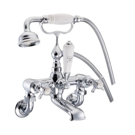 Marflow St James England Handle Wall Mounted Bath Shower Mixer