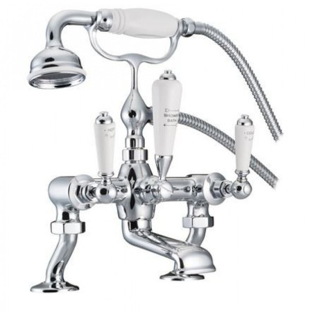 SJ330CPLL Marflow St James London Lever Bath and Shower Mixer with Cranked Legs