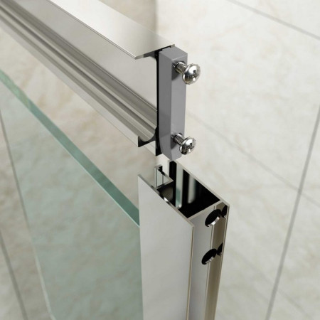 MB2Q1080 Merlyn 2 Door Offset Quadrant Shower Enclosure 1000 X 800mm Easy Fitting Frame