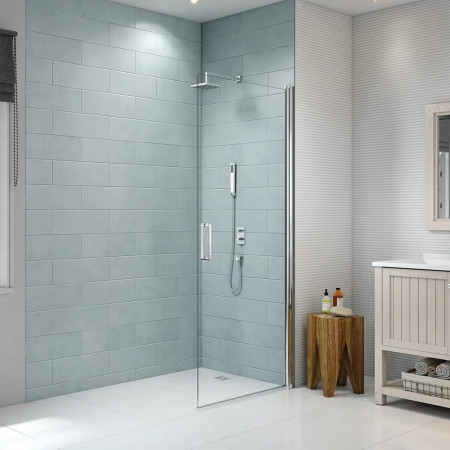 Merlyn 8 Series 1000mm Single Pivot Showerwall