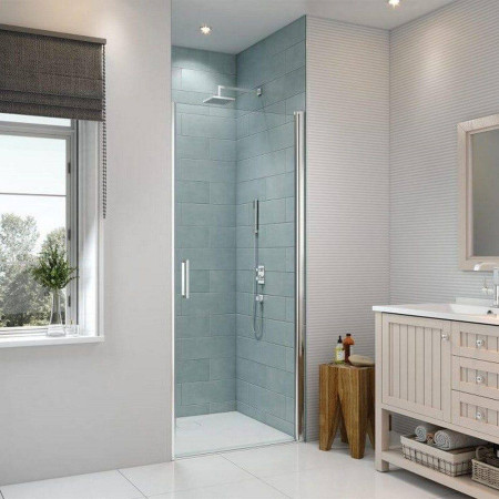 Merlyn 8 Series 760mm Frameless Pivot Shower Door