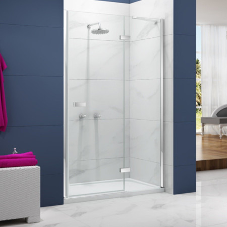 Merlyn Ionic Essence 1100 Plus Hinge Shower Door and Inline Panel