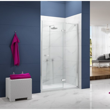 Merlyn Ionic Essence 800mm Hinged Shower Door and Inline Panel