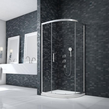Merlyn Ionic Essence Framed 1200 x 900mm 1 Door Offset Quadrant Enclosure