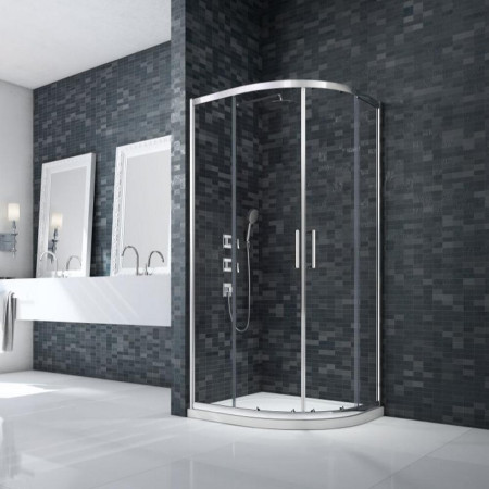 DWH02B0 Merlyn Ionic Essence Framed 900mm 2 Door Quadrant Shower Enclosure