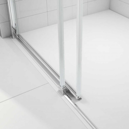 Merlyn Ionic Express 1000mm Low Level Access Sliding Shower Door - LH - 6mm Glass-3