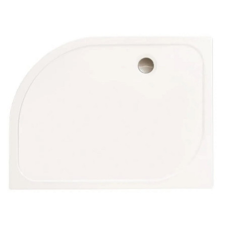 Merlyn MStone 1200 x 800mm Right Hand Offset Quadrant Shower Tray