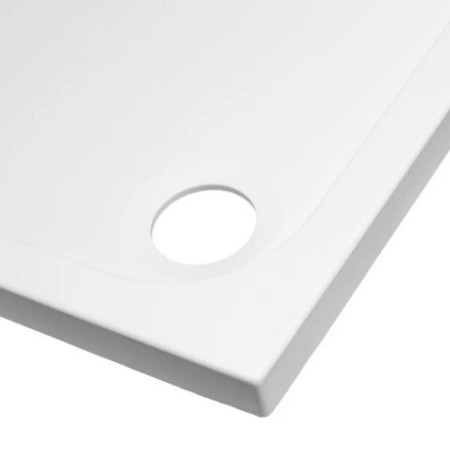 S147RTTO Merlyn Touchstone 1400 x 700mm Corner Waste Rectangular Shower Tray Close Up