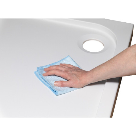 Merlyn Touchstone 1200 x 700mm Slip Resistant Rectangular Shower Tray Easy Clean