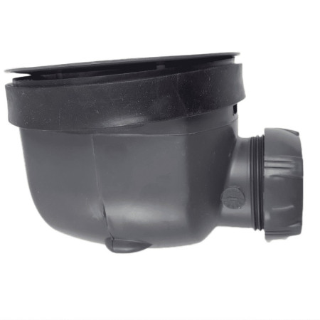 DWASTW Merlyn Truestone 90mm Fast Flow Shower Waste Side View