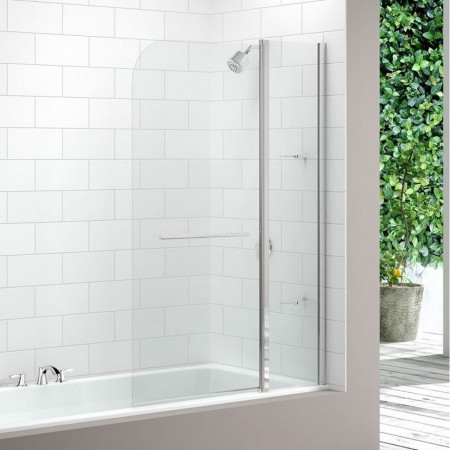 MB3 Merlyn Two Panel Curved Bath Screen 1150 x 1500mm