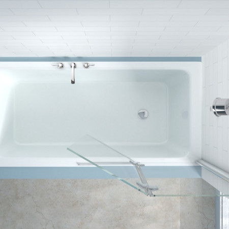 MB7 Merlyn Two Panel Hinged Bath Screen MB7 (2)