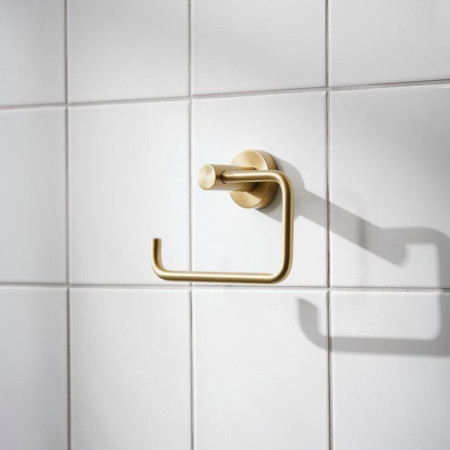8710MP1 Miller Bond Brushed Brass Toilet Roll Holder (2)