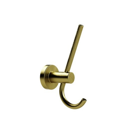 Miller Sweden Double Hook In Brushed Brass