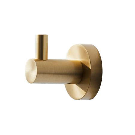 Miller Bond Single Hook In Brushed Brass