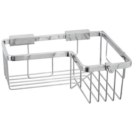 Miller Chrome Angled Corner Basket