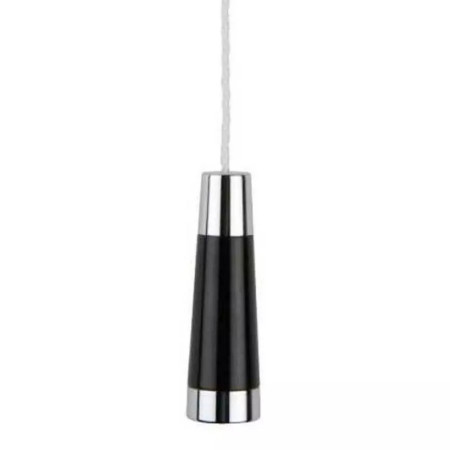 Miller Classic Chrome and Black Conical Light Pull