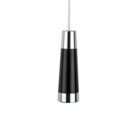 Miller Classic Chrome and Black Conical Light Pull