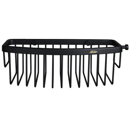 Miller Classic D Shaped Basket in Black