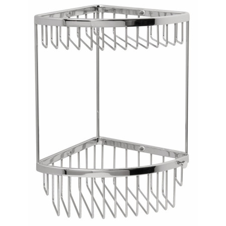 Miller Classic Two Tier Chrome Corner Basket
