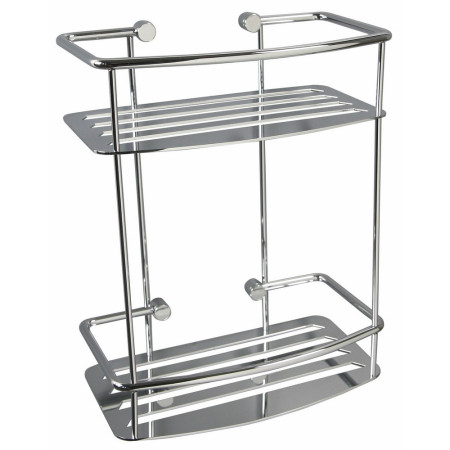 Miller D Shaped Two Tier Shower Shelf