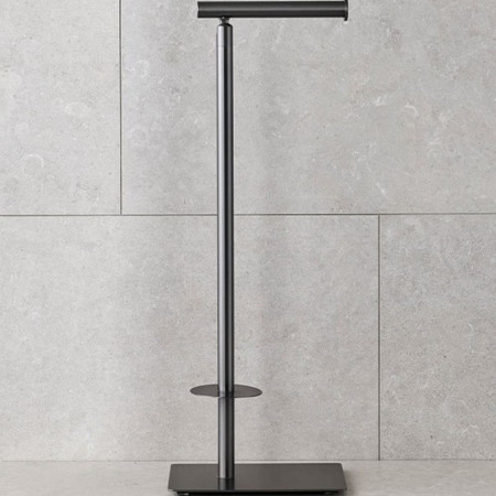 Miller Freestanding Spare Toilet Roll Holder in Gunmetal