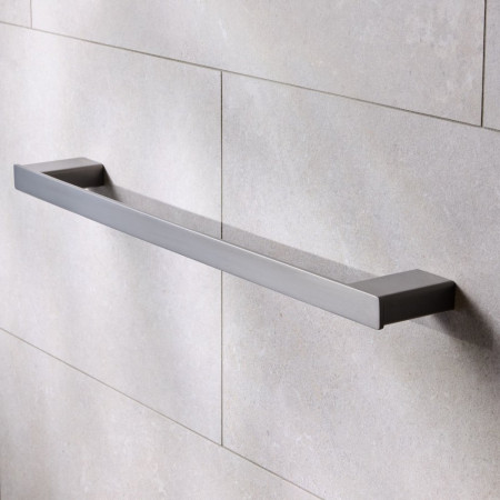 Miller Miami 500mm Single Towel Rail in Gunmetal