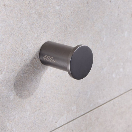 Miller Miami Bathroom Hook in Gunmetal