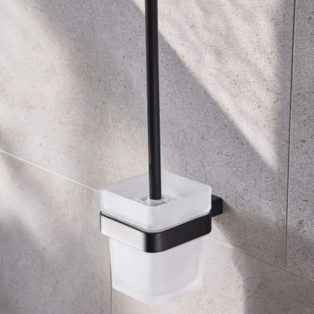 Miller Miami Black Toilet Brush Set
