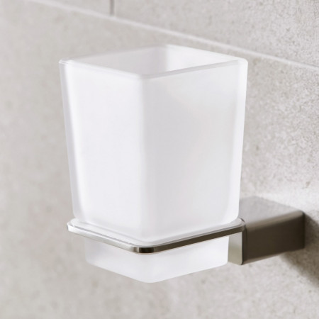 Miller Miami Brushed Nickel Tumbler Holder
