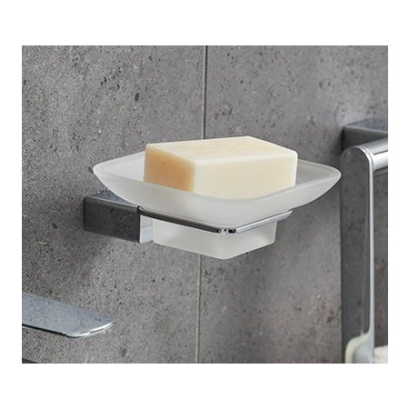 Miller Miami Chrome Soap Dish and Holder