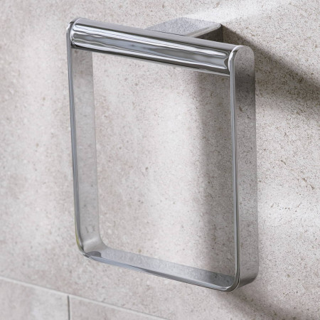 Miller Miami Chrome Towel Ring
